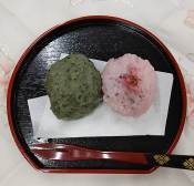 春のお彼岸・二色おはぎ